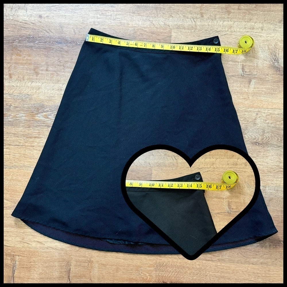 Black & White Side Zip Skirt - Picture 10 of 10